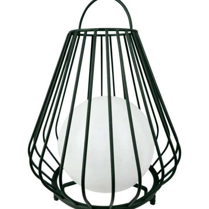 Dyberg Larsen Evesham solcelle lanterne, grøn, 38 cm