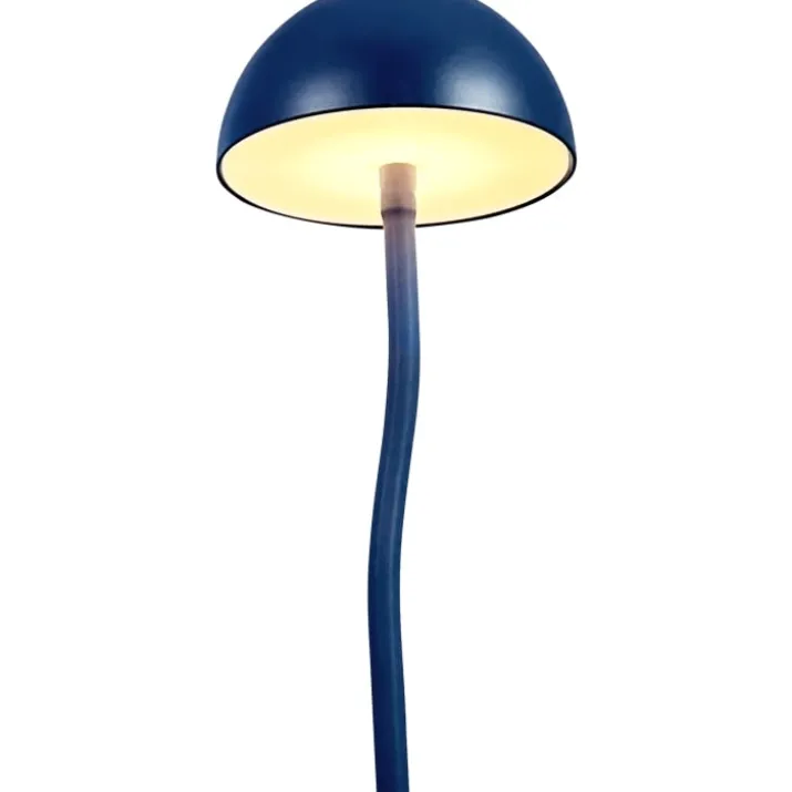Dyberg Larsen Fonzy genopladelig bordlampe, blå
