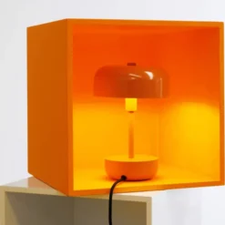 Dyberg Larsen Haipot bordlampe, orange