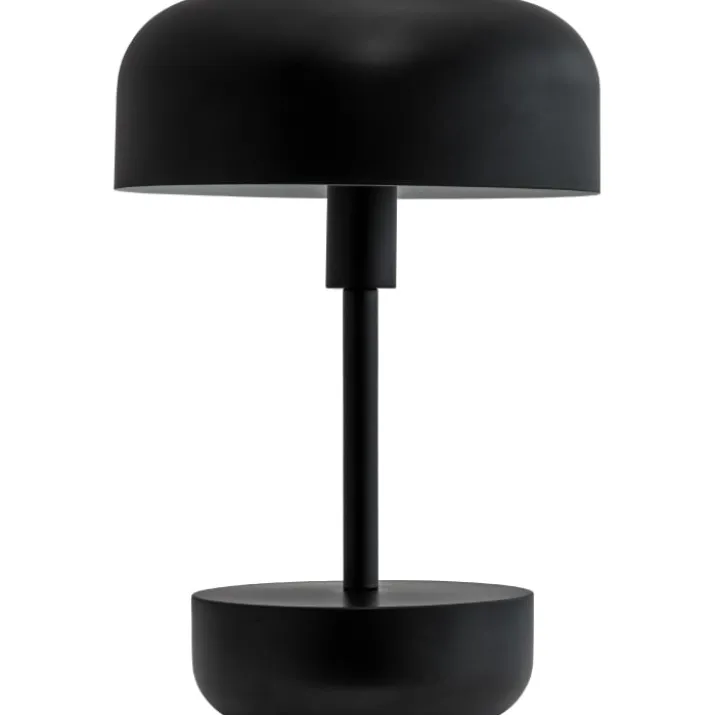 Dyberg Larsen Haipot genopladelig bordlampe, sort