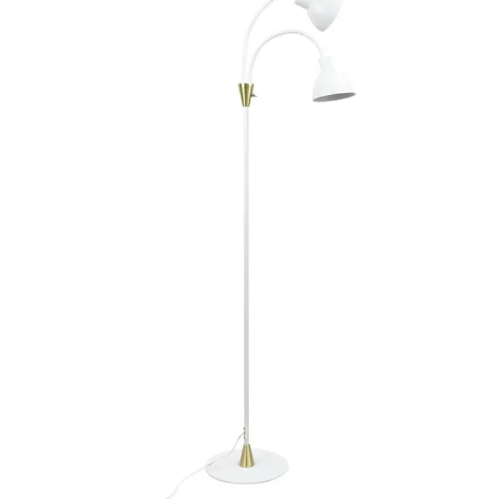Dyberg Larsen Lilje gulvlampe, hvid