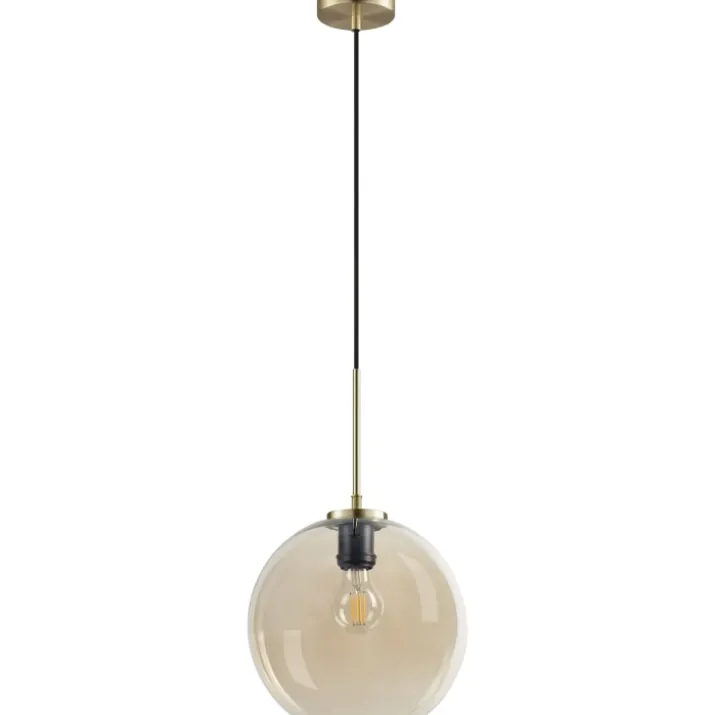Dyberg Larsen Loop pendel, ravfarvet, Ø25 cm