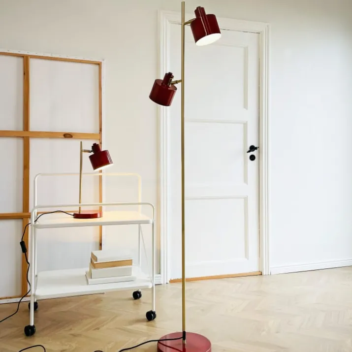 Dyberg Larsen Ocean gulvlampe, rød