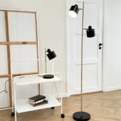 Dyberg Larsen Ocean gulvlampe, sort