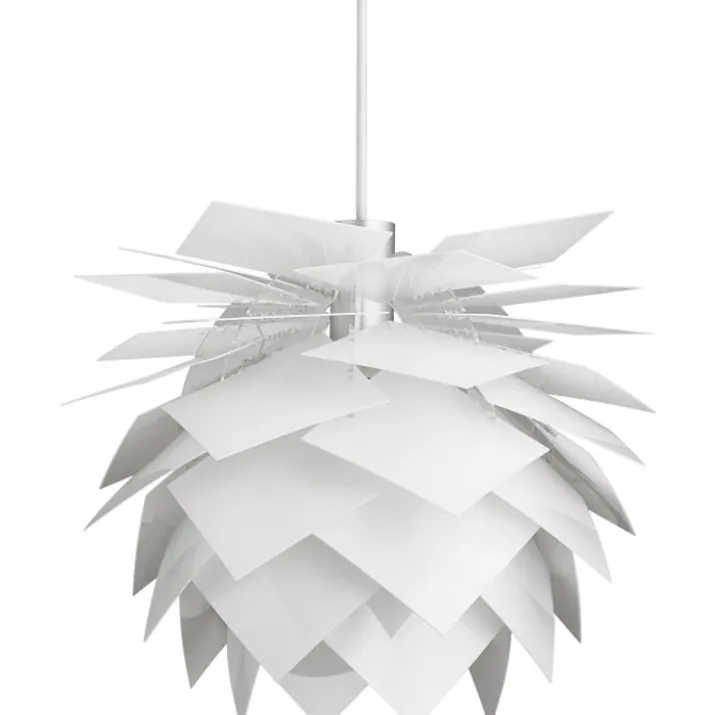 Dyberg Larsen Pineapple pendel, hvid, Ø75 cm