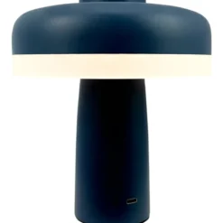 Dyberg Larsen Porter genopladelig bordlampe, blå