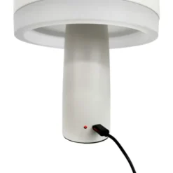 Dyberg Larsen Porter genopladelig bordlampe, hvid