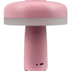 Dyberg Larsen Porter genopladelig bordlampe, lyserød