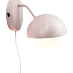 Dyberg Larsen Rose væglampe, lyserød