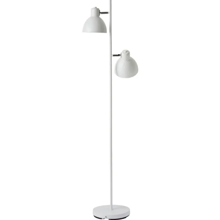 Dyberg Larsen Skagen 2 gulvlampe, hvid