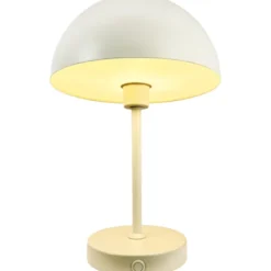 Dyberg Larsen Stockholm genopladelig bordlampe, beige