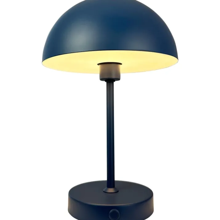 Dyberg Larsen Stockholm genopladelig bordlampe, blå