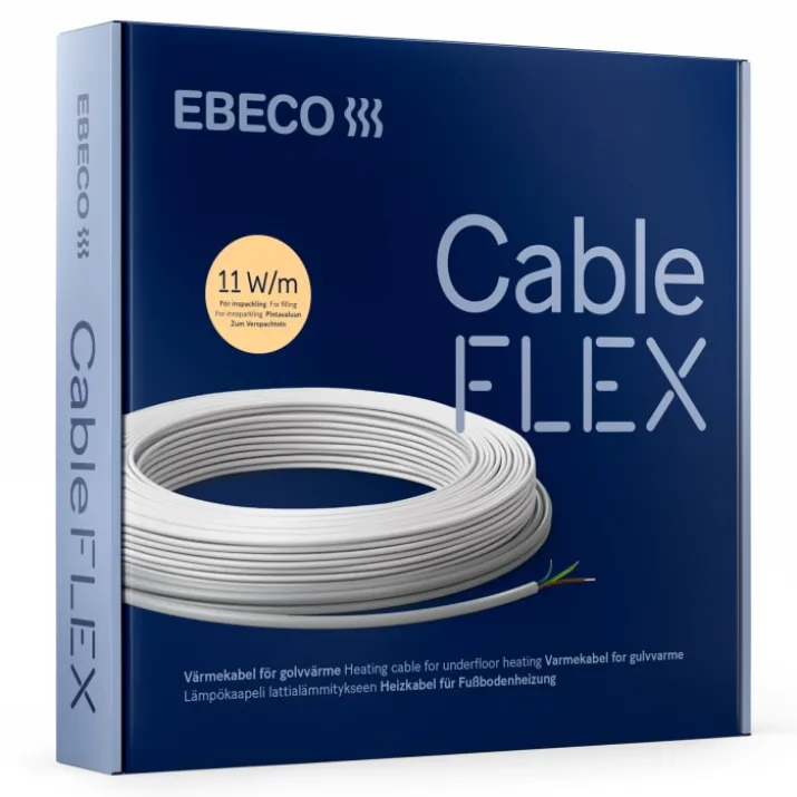 Ebeco Cableflex varmekabel, 13,5 meter, 150W