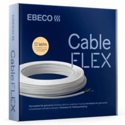 Ebeco Cableflex varmekabel, 155 meter, 1710W