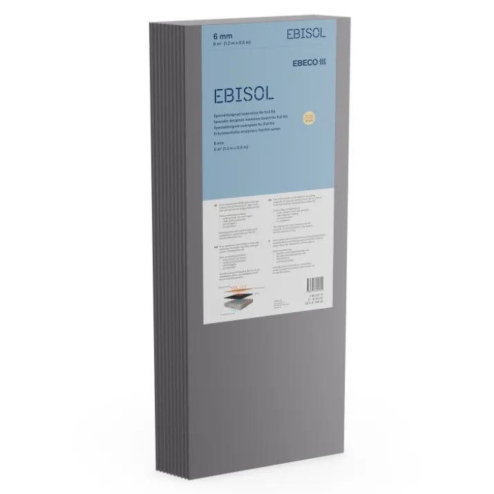 Ebeco Ebisol ioleringsplader, 6 m², 6 mm