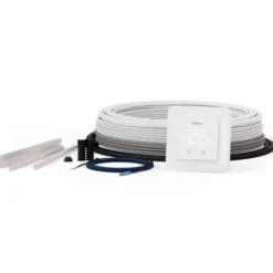 Ebeco gulvvarmesæt med varmekabel & termostat, bluetooth, 260W, 23 meter