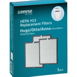 Eeese HEPA filter til Hugo, Otto, Anna, 3 stk.