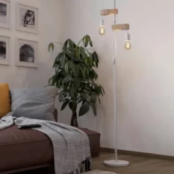 Eglo Townshend gulvlampe, hvid