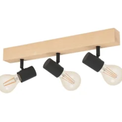 Eglo Townshend 3 spotlampe, 3 pærer, sort