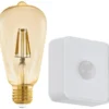 Eglo Z E27 edisonpære med sensor, 2200K, 4,9W, 2-pak