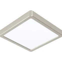 Eglo Z Fueva Bath loftlampe, børstet stål, 21x21 cm