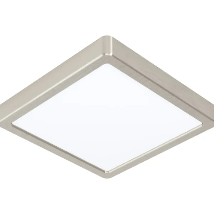 Eglo Z Fueva Bath loftlampe, børstet stål, 21x21 cm