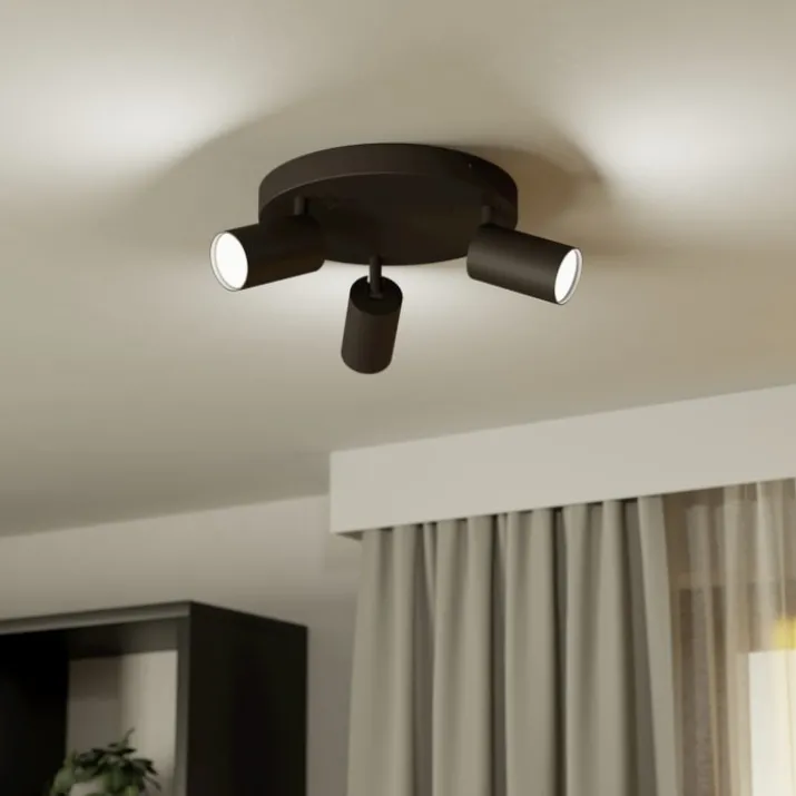 Eglo Z Telimbela spotlampe, 3 spots, sort