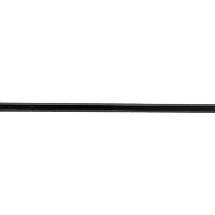 E-line minikanal m/ tape åben 2 meter sort, 6x8 mm