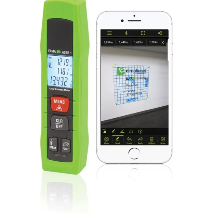 Elma Laser 1 afstandsmåler med bluetooth