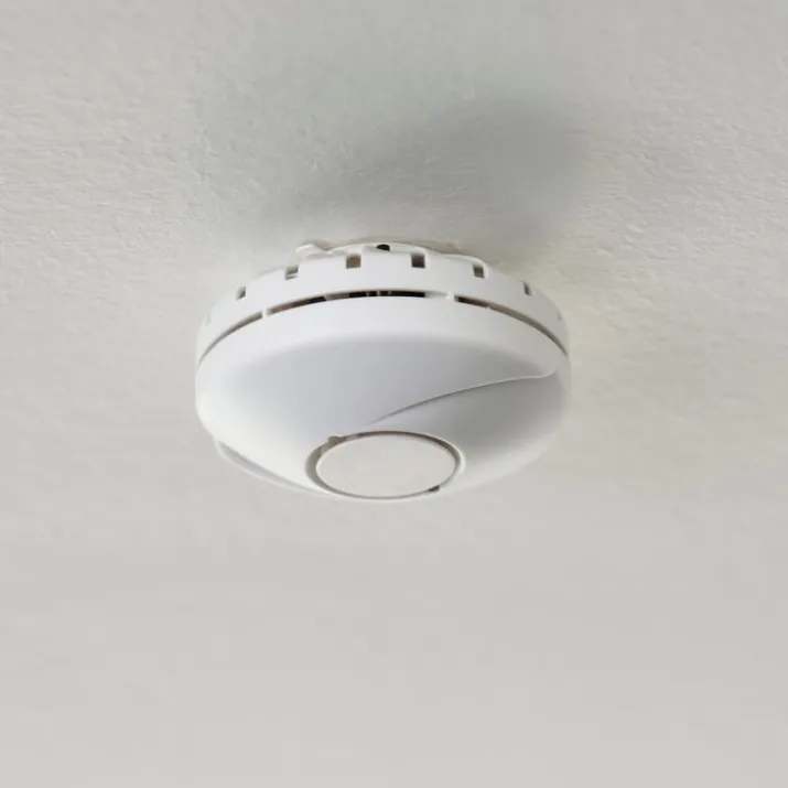 Foss Life Bluu Circle 10+ Wave røgalarm trådløs sammenkobling, batteri, hvid