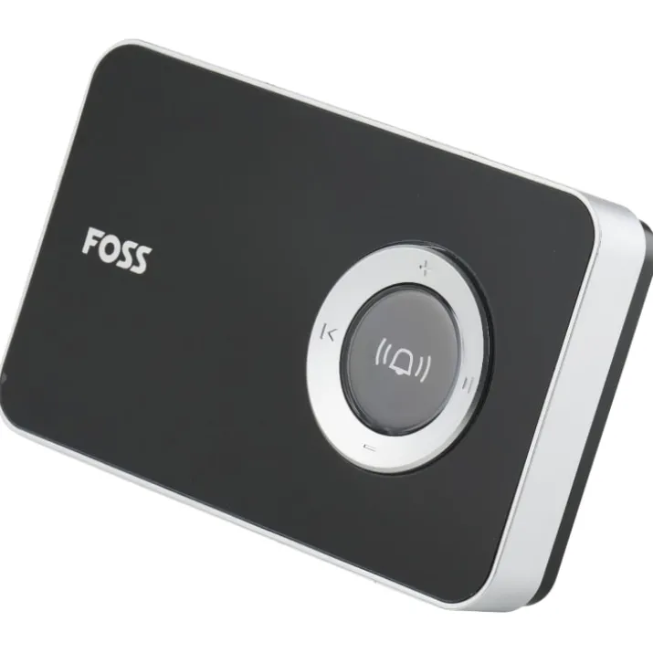 Foss Trend Design dørklokke, trådløs, 100 m, sort