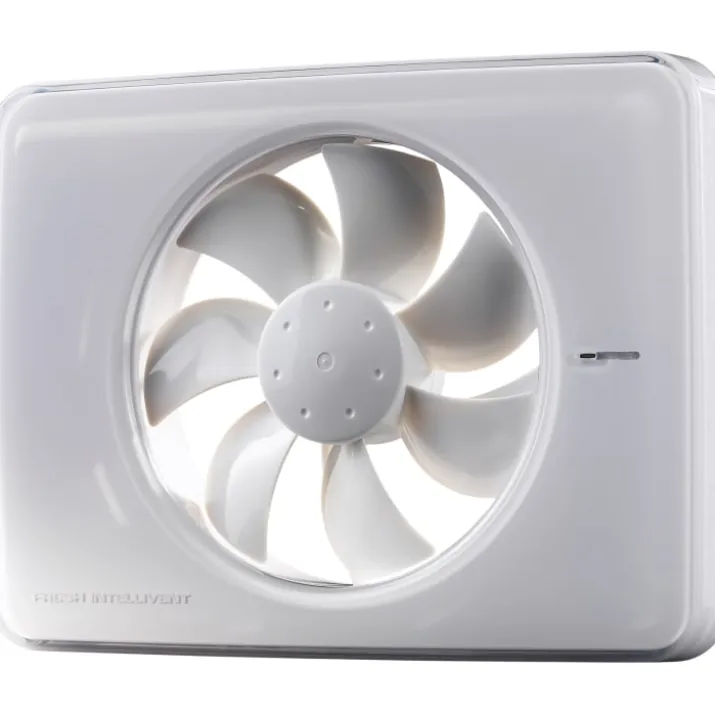 Fresh Intellivent 2.0 badventilator, fugtstyring, timer, Ø100 mm, hvid