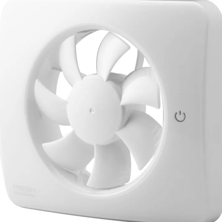 Fresh Intellivent SKY badventilator, app styring, Ø100 mm, hvid