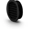 Fresh skabsrist, Ø80 mm, sort