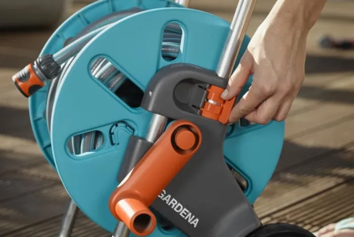 Gardena Cleverroll slangevogn, med slange