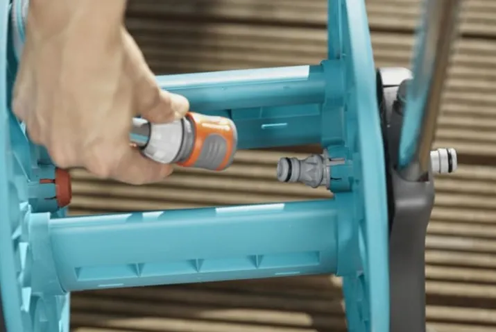 Gardena Cleverroll slangevogn, med slange