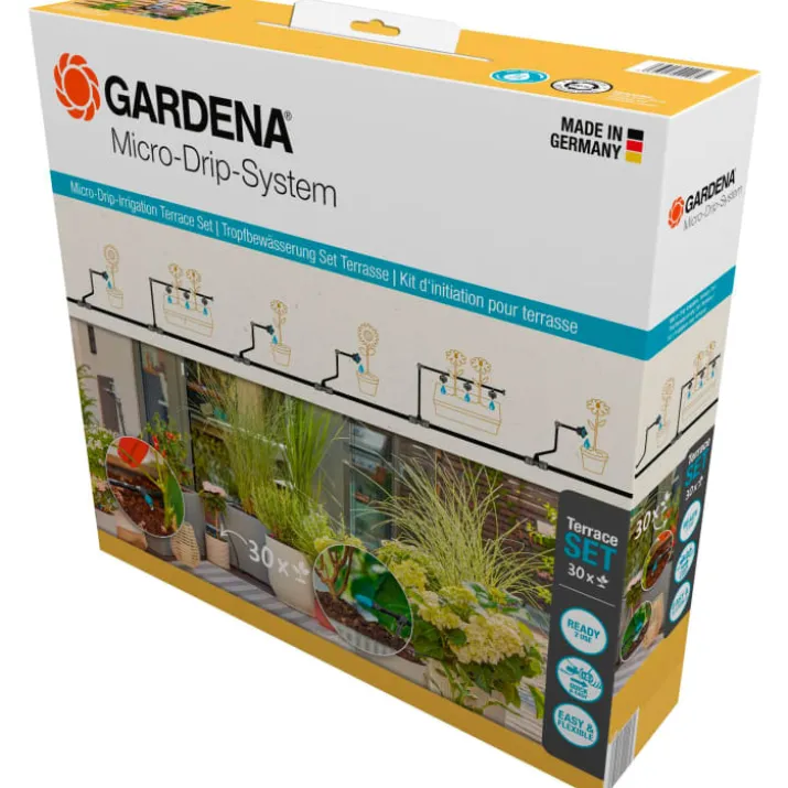 Gardena micro-drip højbedssæt til 35 planter