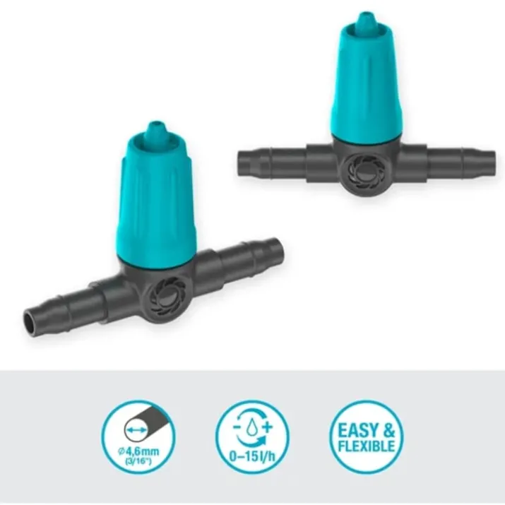 Gardena micro-drip justerbar rækkedrypvander 0-15l