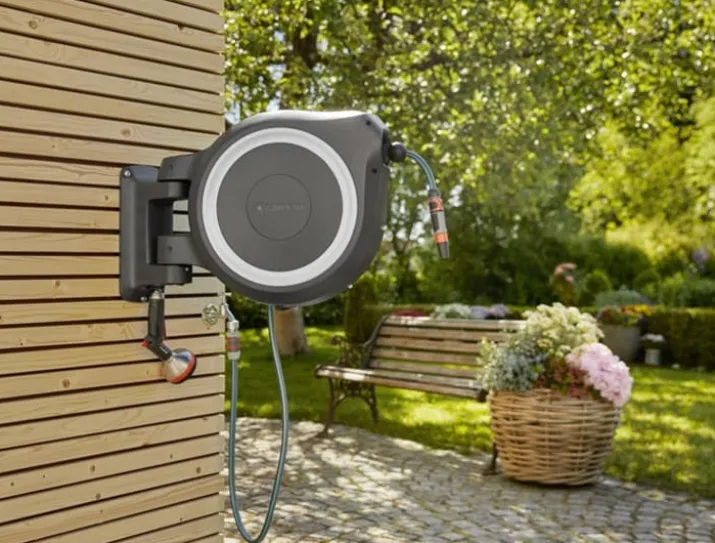 Gardena Rollup M/L slangeopruller, til væg, 25 meter slange
