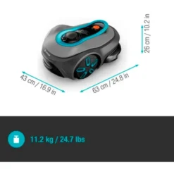 Gardena Sileno robotplæneklipper, GPS og appstyring, 1200m², grå