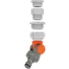 Gardena vinklet hanekobling, 1" - 1/2"
