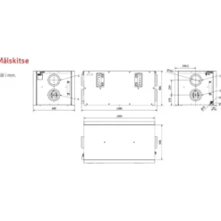 Genvex ECO 400 XL ventilationsanlæg med varmegenvinding, Ø160 mm