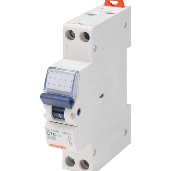 Gewiss MCB automatsikring, C, 1P+N, 2A