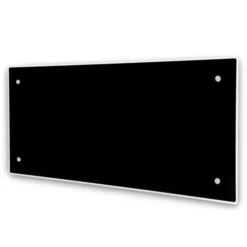 Glamox H60 H elradiator, 230V, 1000W, sort, 12-16 m²