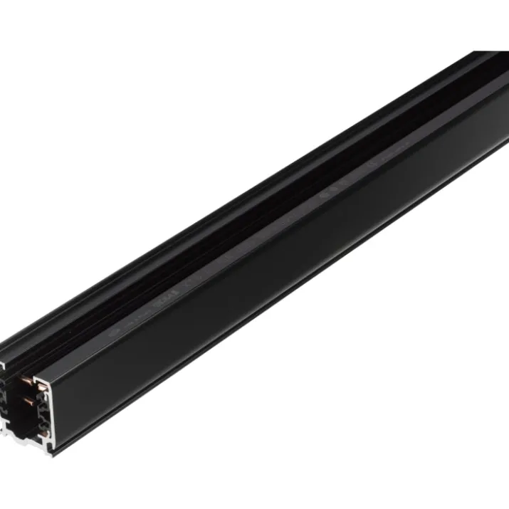 Global 3F strømskinne, sort, 2 meter