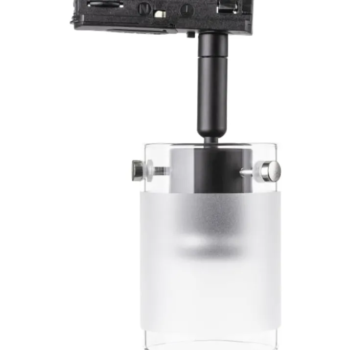 Global Tubular 1F skinnespot, sort/glas