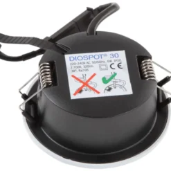GN Diospot 30, LED V.2, sort, 3000K