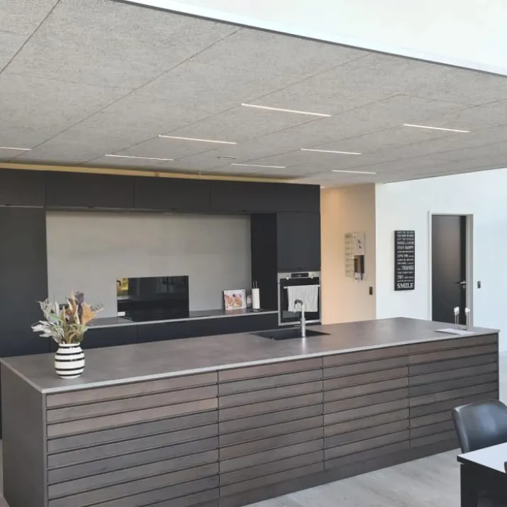 Green:ID planforsænket CCT LED skinne til Troldtekt loft, 60 cm, 2700-4000K