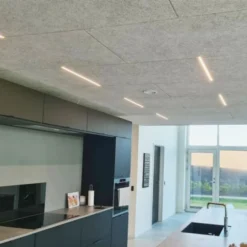 Green:ID planforsænket LED skinne til Troldtekt loft inkl. TRIAC driver 60 cm, 3000K
