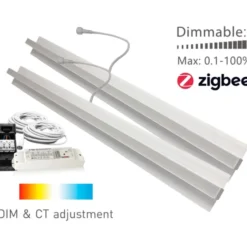 Green:ID planforsænket 2 stk. CCT LED skinner til Troldtekt loft, 60 cm